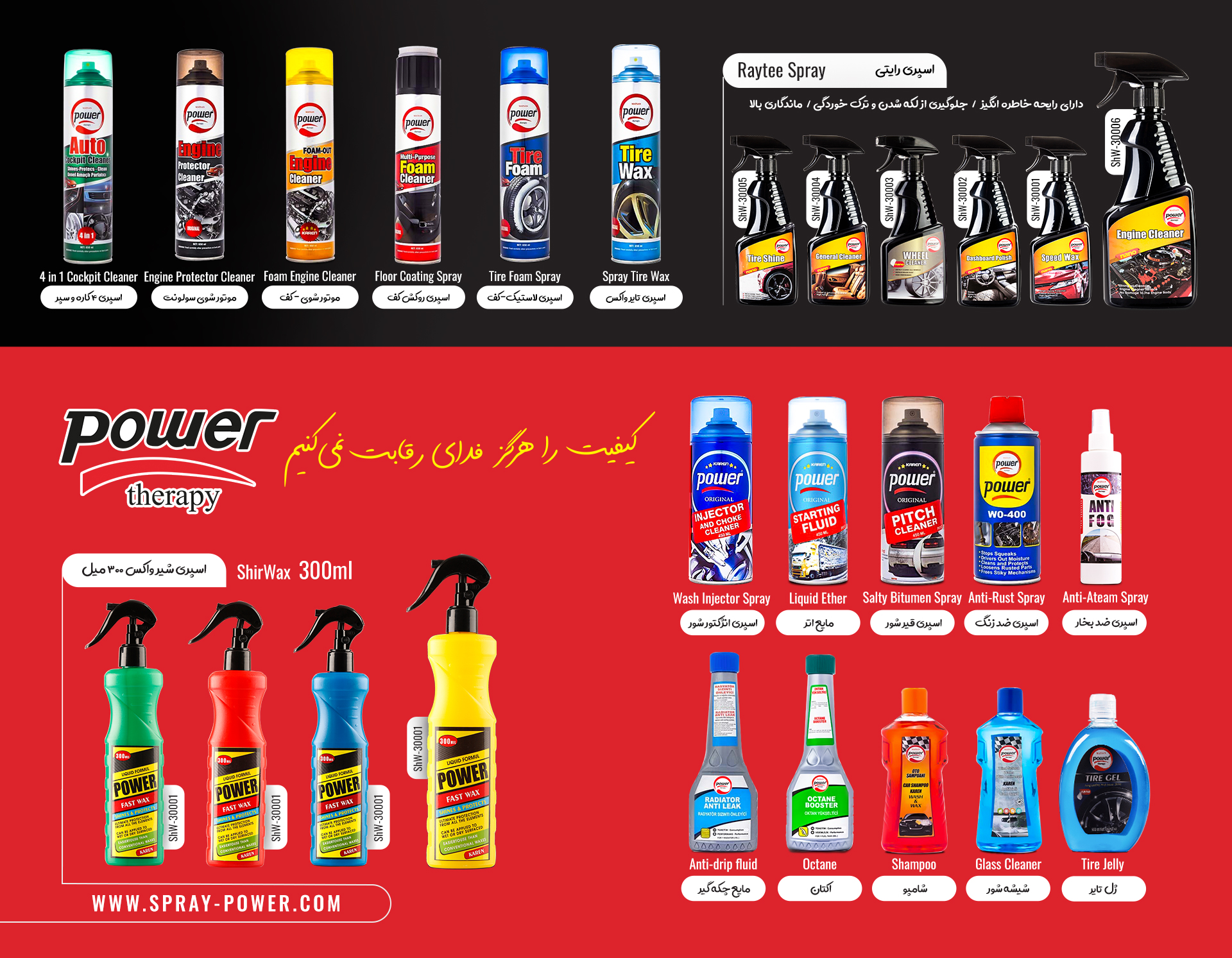 spray power